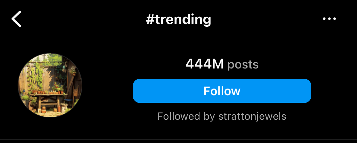 This hashtag is used for anything that is trending. It has 444 million posts. You can use this hashtag to boost visibility.  