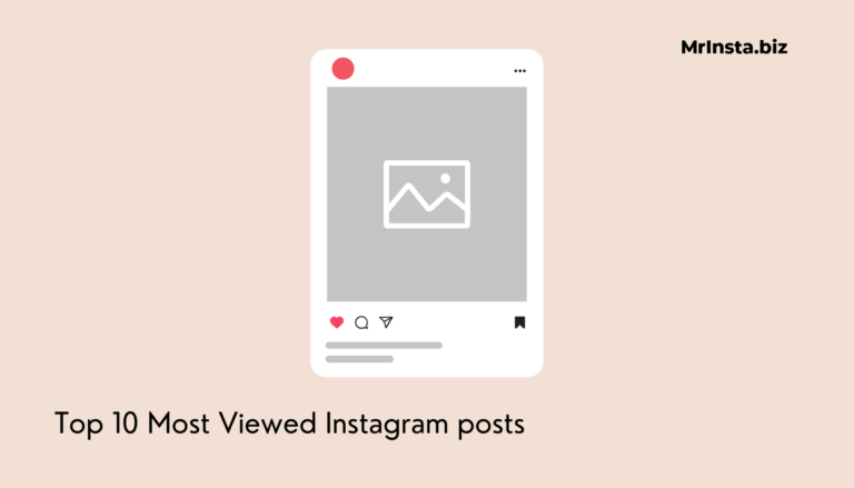 Top 10 Most Viewed Instagram posts 